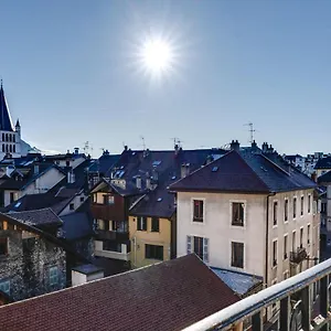 Le Balcon Annécien 4 - Vue Sur Les Toits Pour 2-4 Personnes Avec Annecy